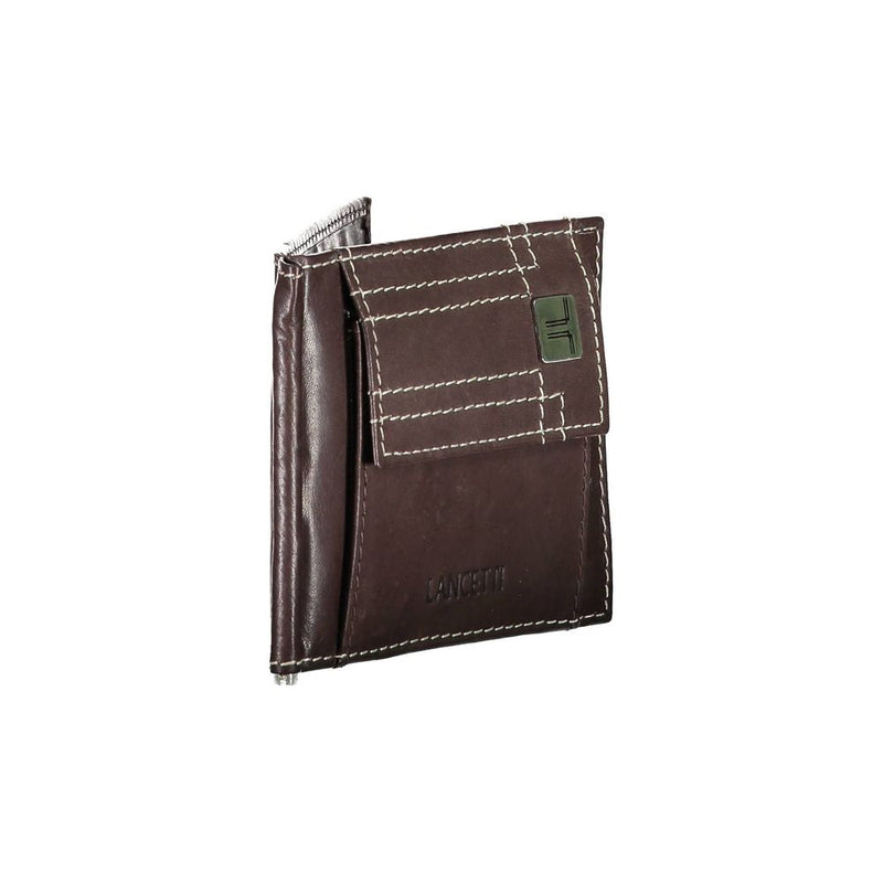 Lancetti Brown Leather Wallet