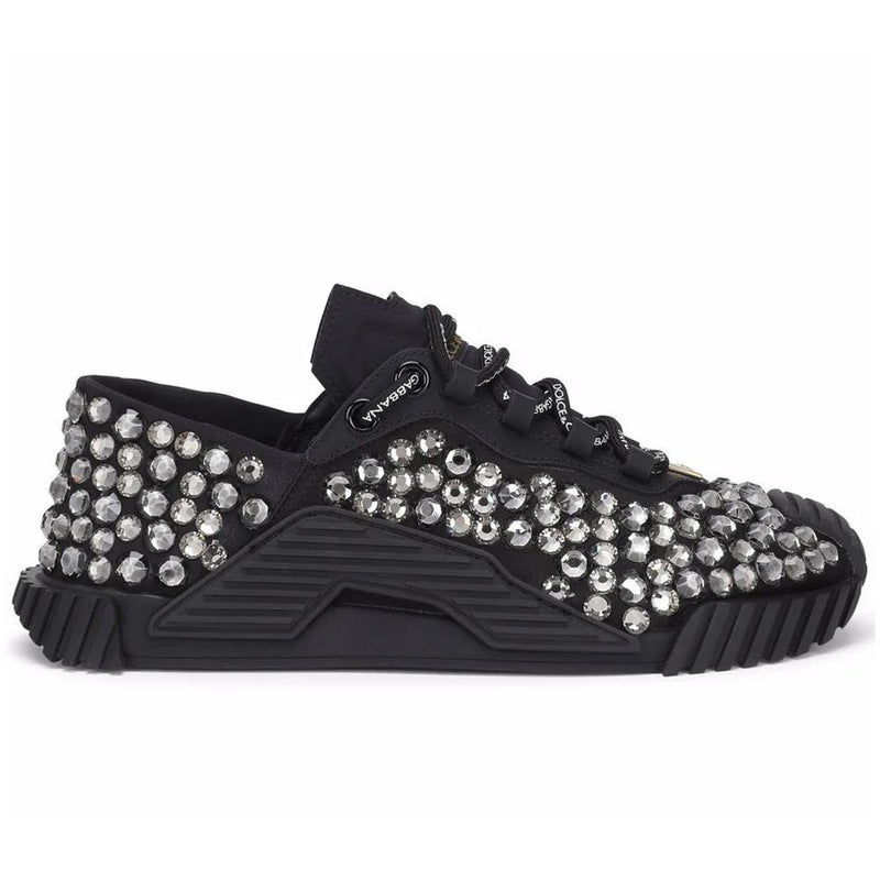 Dolce & Gabbana Black Cotton Sneaker