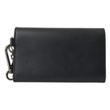 Dolce & Gabbana Black Leather Logo Embossed Men Mini Shoulder Bag