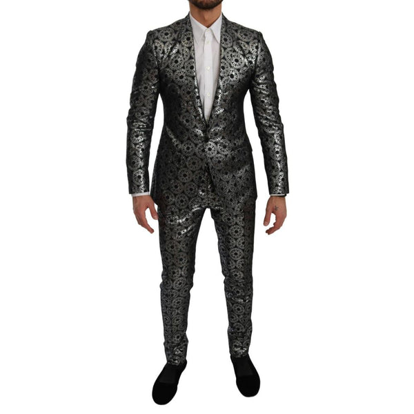 Dolce & Gabbana Silver  Suit