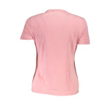 Desigual Pink Cotton Tops & T-Shirt