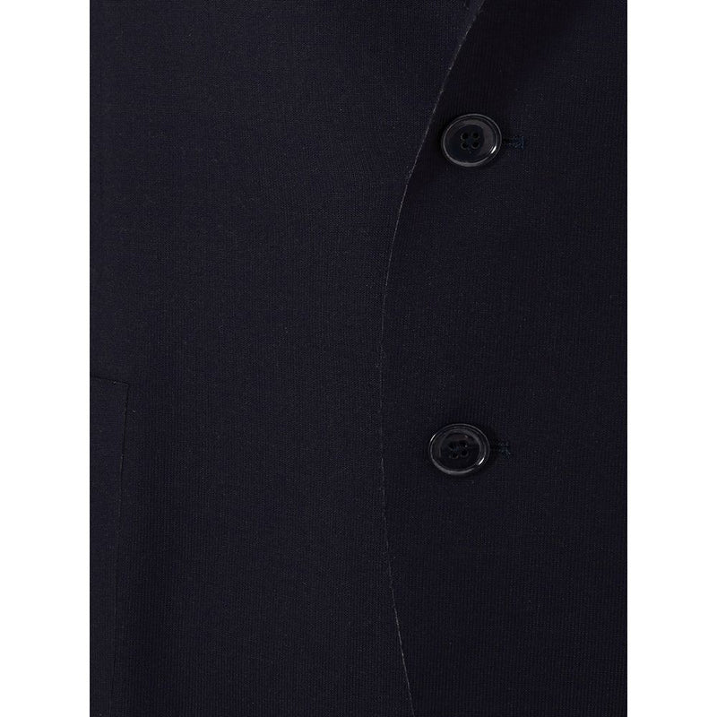 Elegant Blue Cotton Lardini Jacket