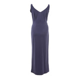 Elegant Lardini Viscose Blue Dress