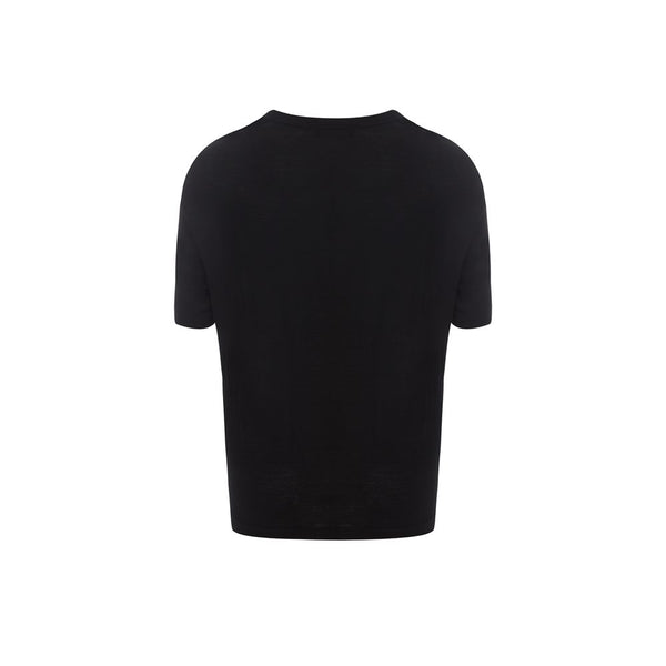 Dolce & Gabbana Elegant Black Cotton Top for Fashion-Forward Women