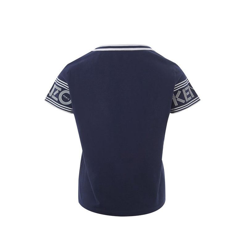 Elegant Blue Cotton Kenzo Top for Women