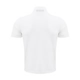 Elegant White Cotton Polo by Lardini