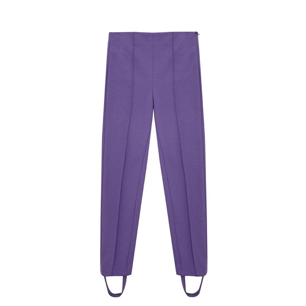 Lardini Elegant Purple Viscose Pants