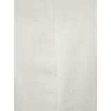 Lardini White Viscose Skirt