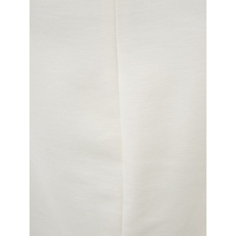 Lardini White Viscose Skirt