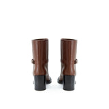 Burberry Elegant Leather Brown Boots for Sophisticated Style