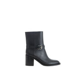 Burberry Elegant Black Leather Boots