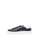 Roberto Cavalli Black Leather Sneaker