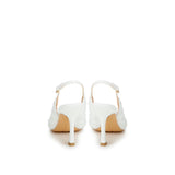 Bottega Veneta Elegant White Leather Sandals