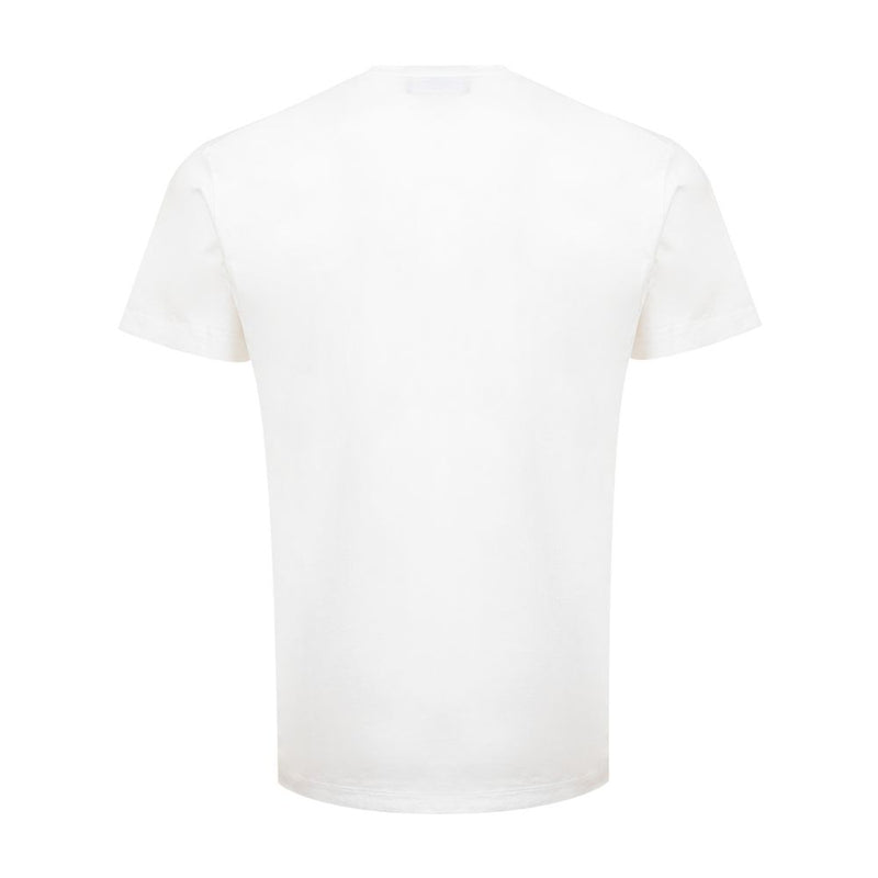 Dsquared² Chic White Cotton Tee for Stylish Men