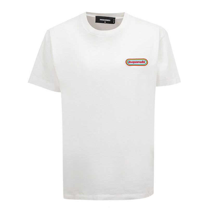 Dsquared² Chic White Cotton Staple Tee