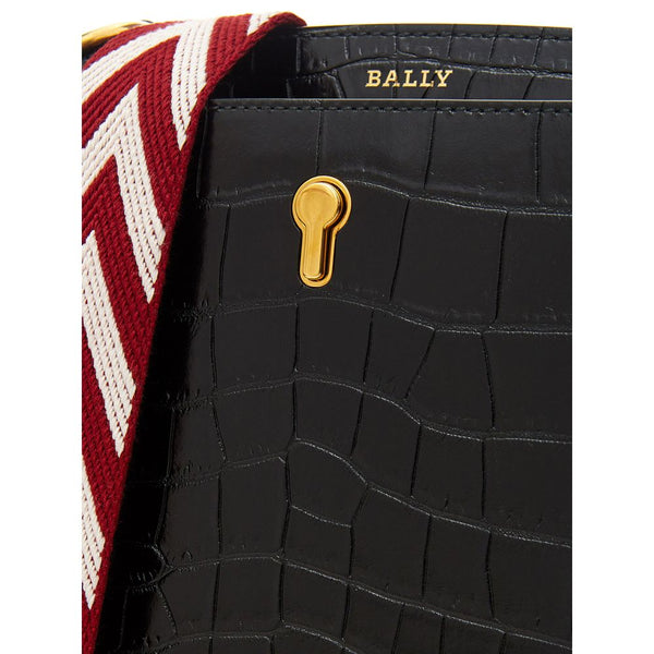 Bally Elegant Black Leather Handbag