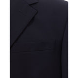 Prada Elegant Wool Blue Men's Jacket