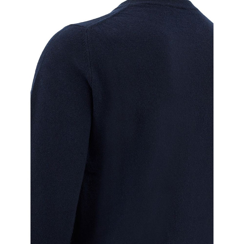 Valentino Elegant Blue Wool Sweater for Men