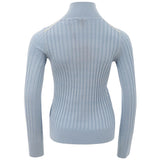 Burberry Elegant Silk Sweater in Light Blue