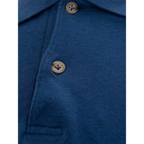 Luca Faloni Elegant Italian Cotton Polo Shirt in Blue