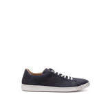 Bally Elegant Blue Leather Sneakers for Men