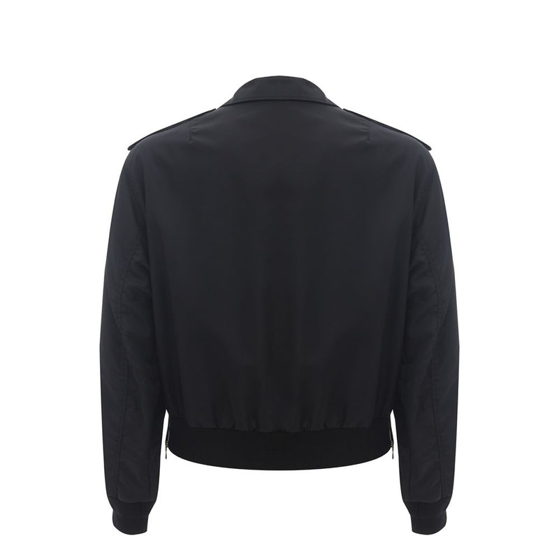 Dolce & Gabbana Elegant Black Polyamide Jacket for Men