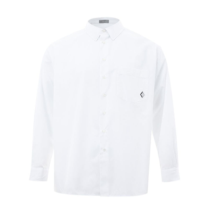 Dior Elegant White Cotton Designer Shirt