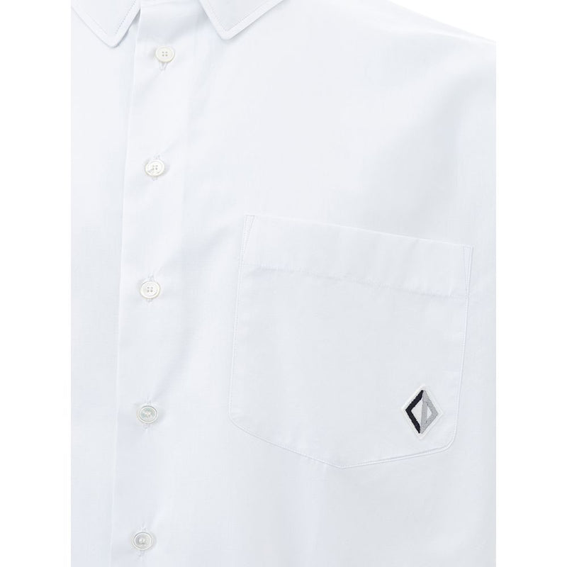 Dior Elegant White Cotton Designer Shirt