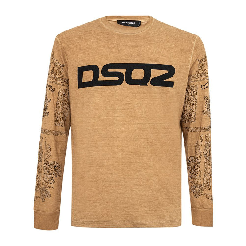 Dsquared² Beige Cotton T-Shirt