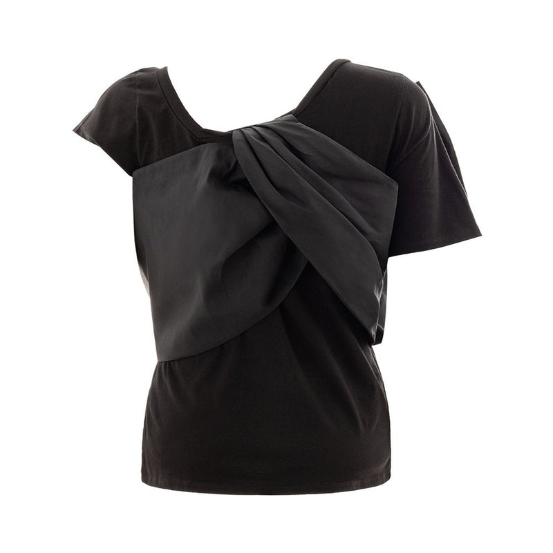 Alexander McQueen Black Cotton Tops & T-Shirt