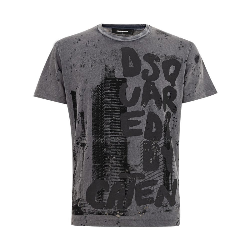 Dsquared² Black Cotton T-Shirt