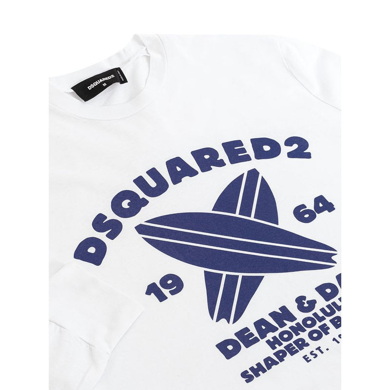 Dsquared² White Cotton T-Shirt