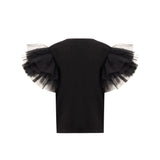 Alexander McQueen Black Cotton Tops & T-Shirt