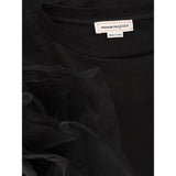 Alexander McQueen Black Cotton Tops & T-Shirt