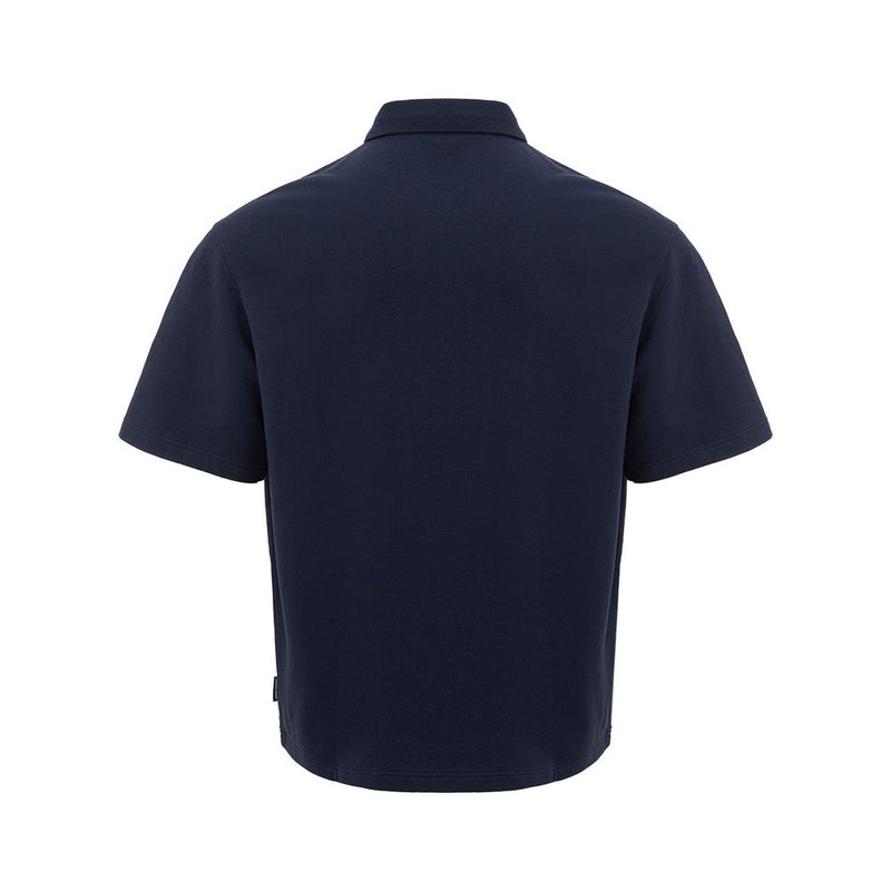 Armani Exchange Sleek Blue Cotton Polo Shirt for Men