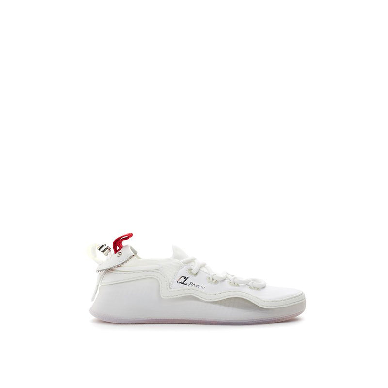 Christian Louboutin Pristine White Leather Sneakers