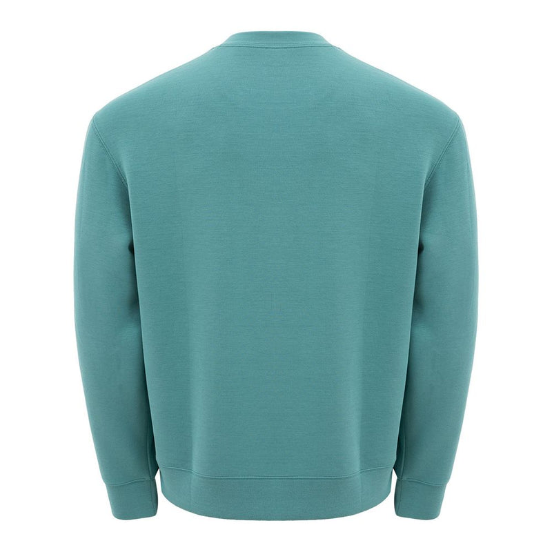 Armani Exchange Sleek Green Modal Crewneck Sweater