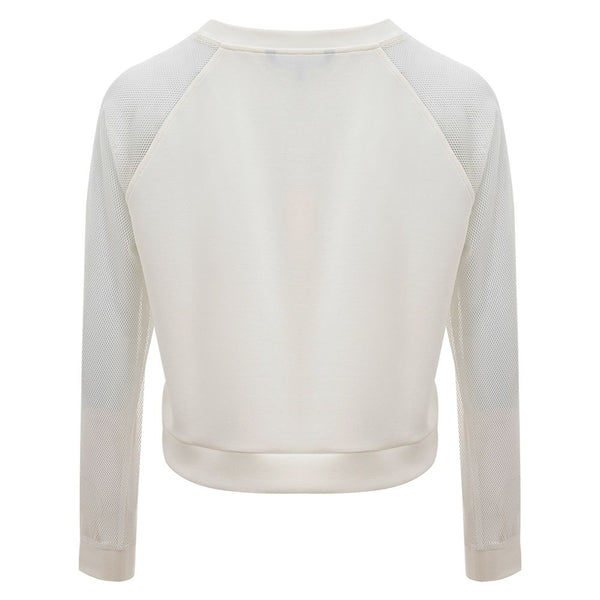 Armani Exchange Elegant White Polyamide Sweater