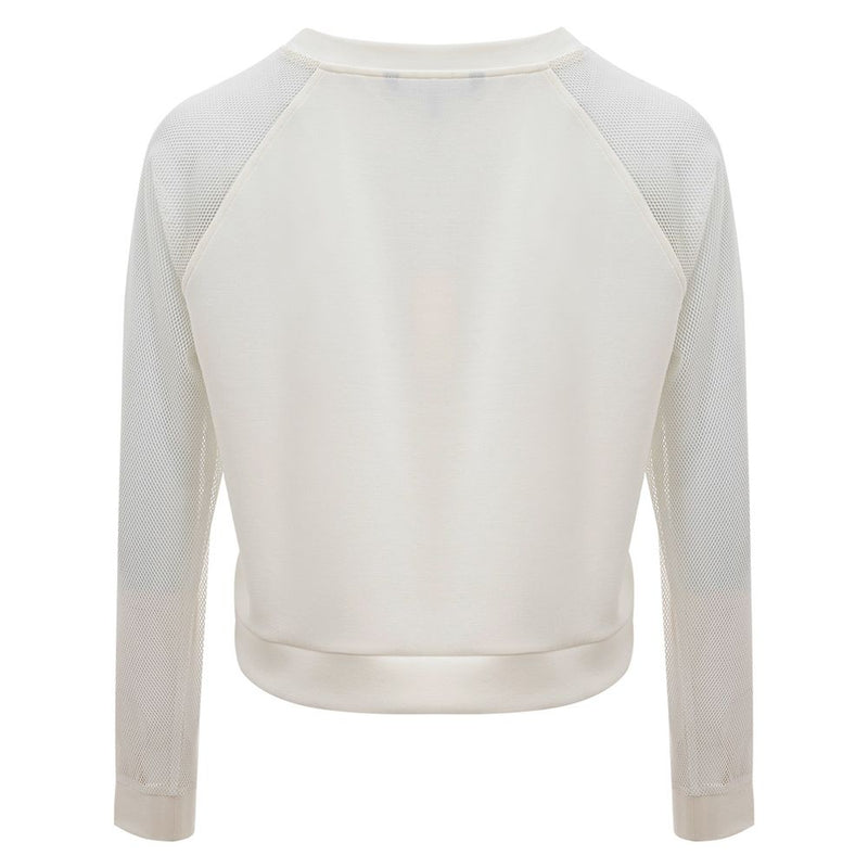 Armani Exchange Elegant White Polyamide Sweater