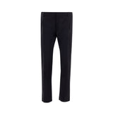 Valentino Elegant Black Wool Pants for Men