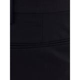 Valentino Elegant Black Wool Pants for Men