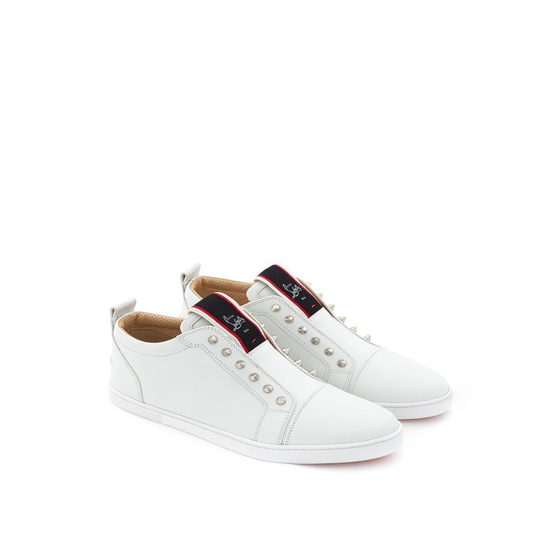 Christian Louboutin White Leather Sneaker