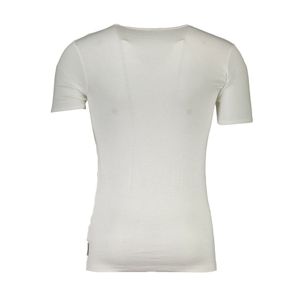 Bikkembergs White Elastane T-Shirt