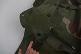 Dolce & Gabbana Green Patchwork Camouflage Fur Coat Jacket