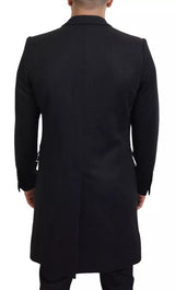 Dolce & Gabbana Melange Grey Wool Single Breasted Jacket