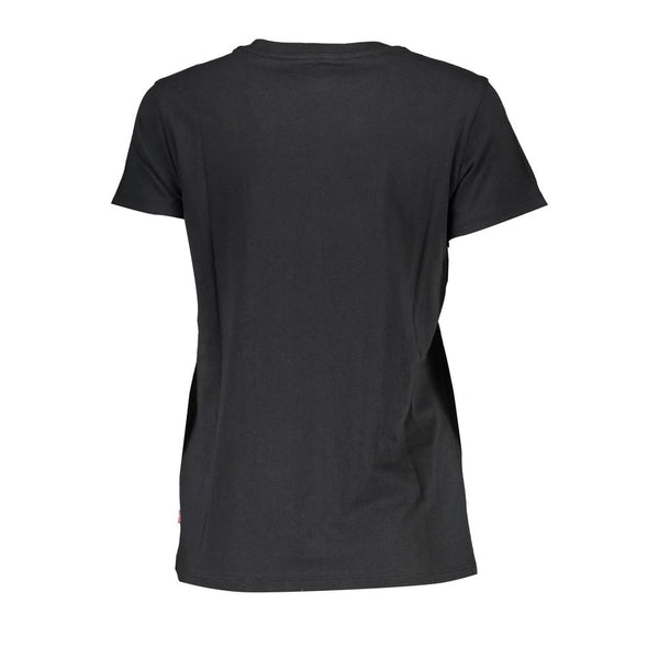 Levi's Black Cotton Tops & T-Shirt