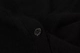 Dolce & Gabbana Black Wool Knit Button Down Cardigan Sweater