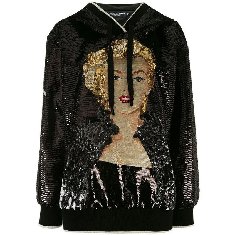 Dolce & Gabbana Black Polyester Sweater