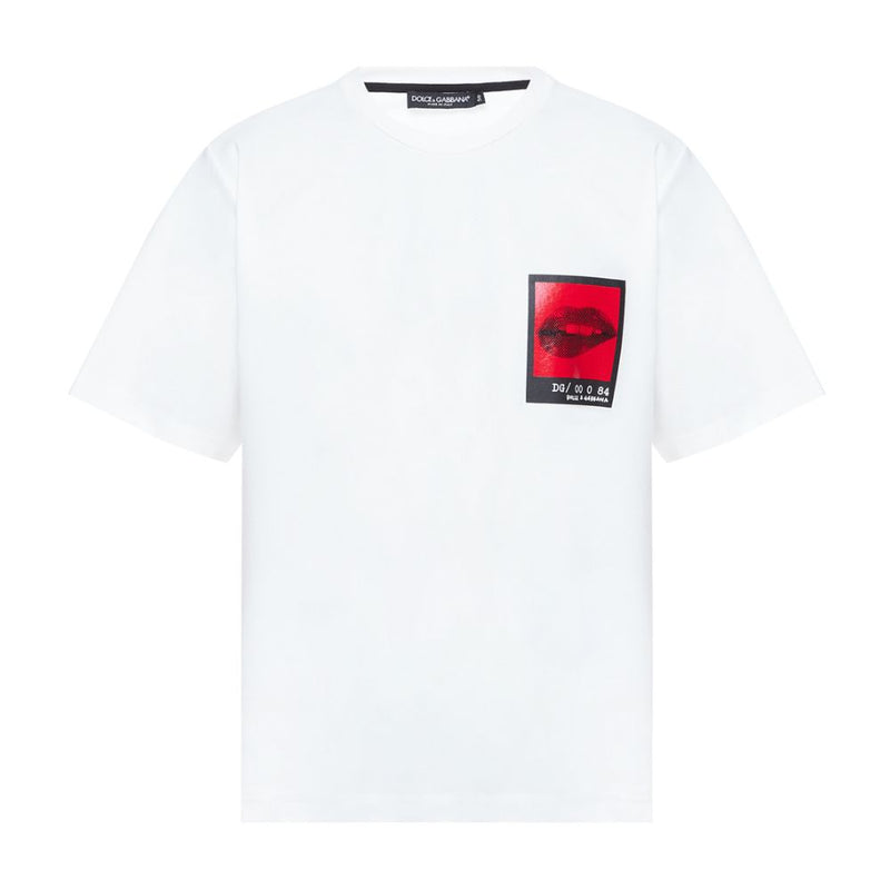 Dolce & Gabbana White Cotton T-Shirt