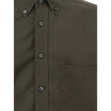 Brioni Green Linen Shirt